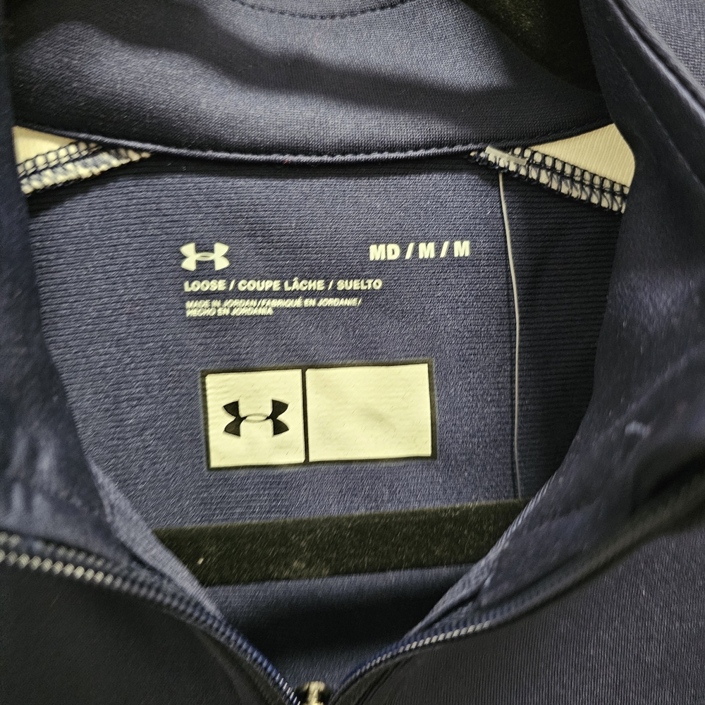 New Under Armour Men's Performance Jacket in Navy and White Size Medium - Picture 4 of 4